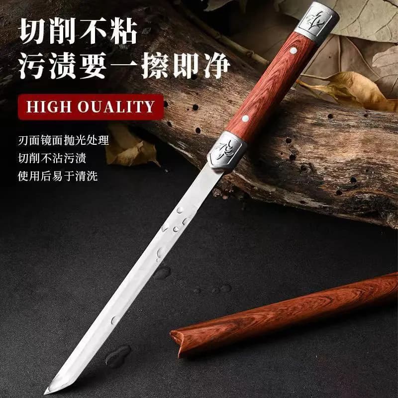 Outdoor BBQ Boning Knife, Wilderness Survival Knife, Portable Knife, Camping Sharp Small Straight Knife, New Fruit Knife