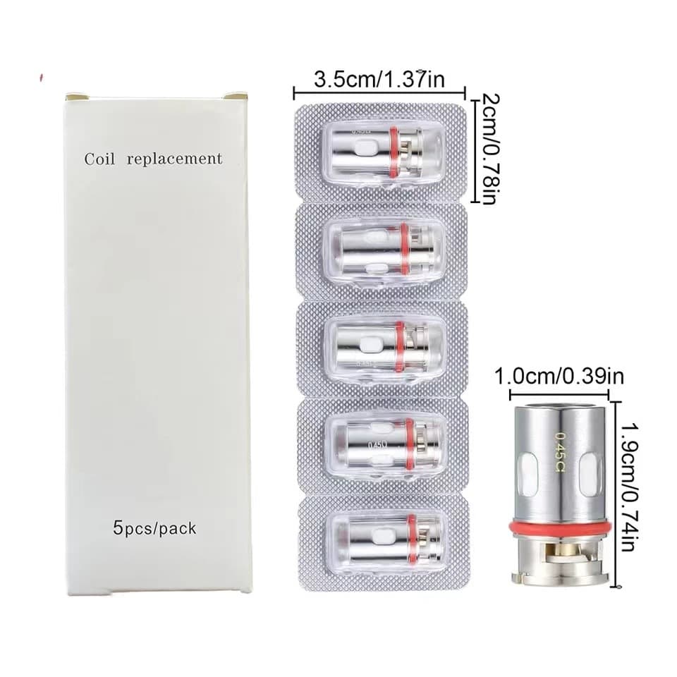 PNP Series Coils VM1 VM3 VM4 VM5 VM6 C1/R1 Mesh Coil Replacement Hardware Series