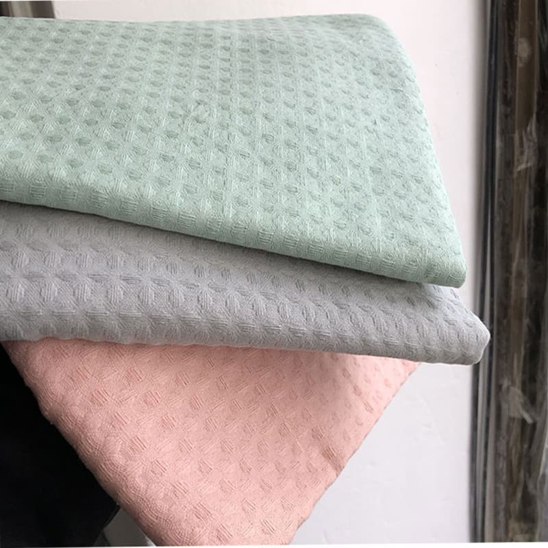 Wholesale cotton pillowcases, one pair, thickened waffle honeycomb pillowcases, pillow bags.