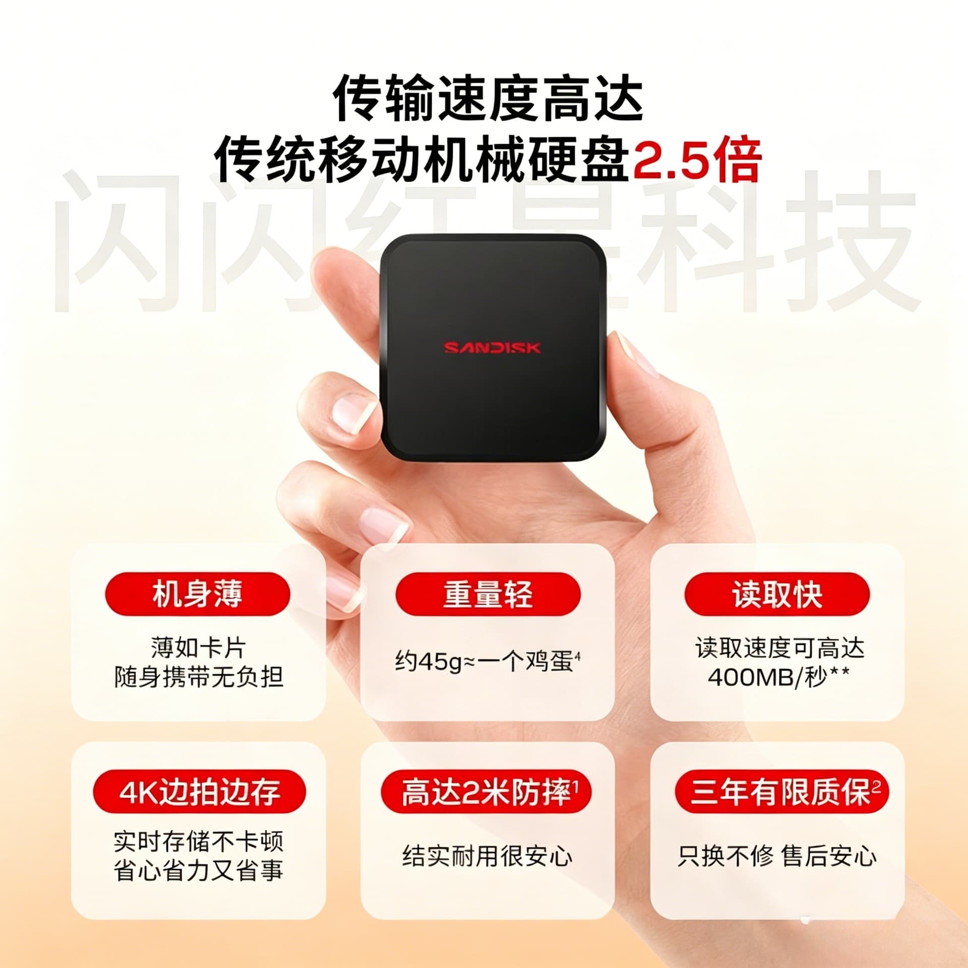 Genuine SanDisk Compact Portable E11™ 1TB 2TB Mobile Solid State Drive New Element SSD