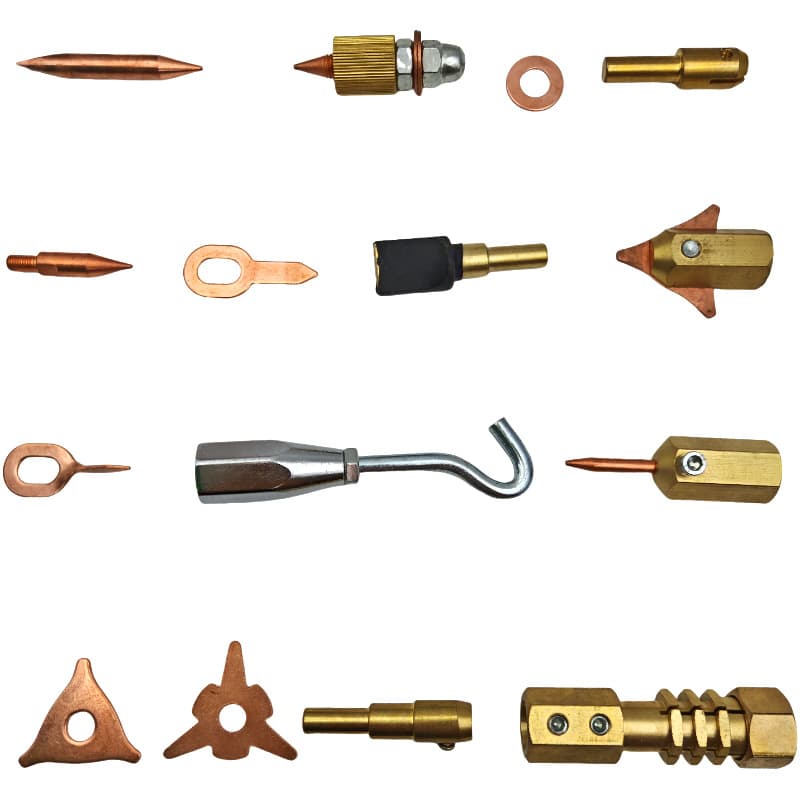 Sheet metal repair machine, body repair machine, mortise and tenon machine, exterior repair machine accessories, welding torch locking head