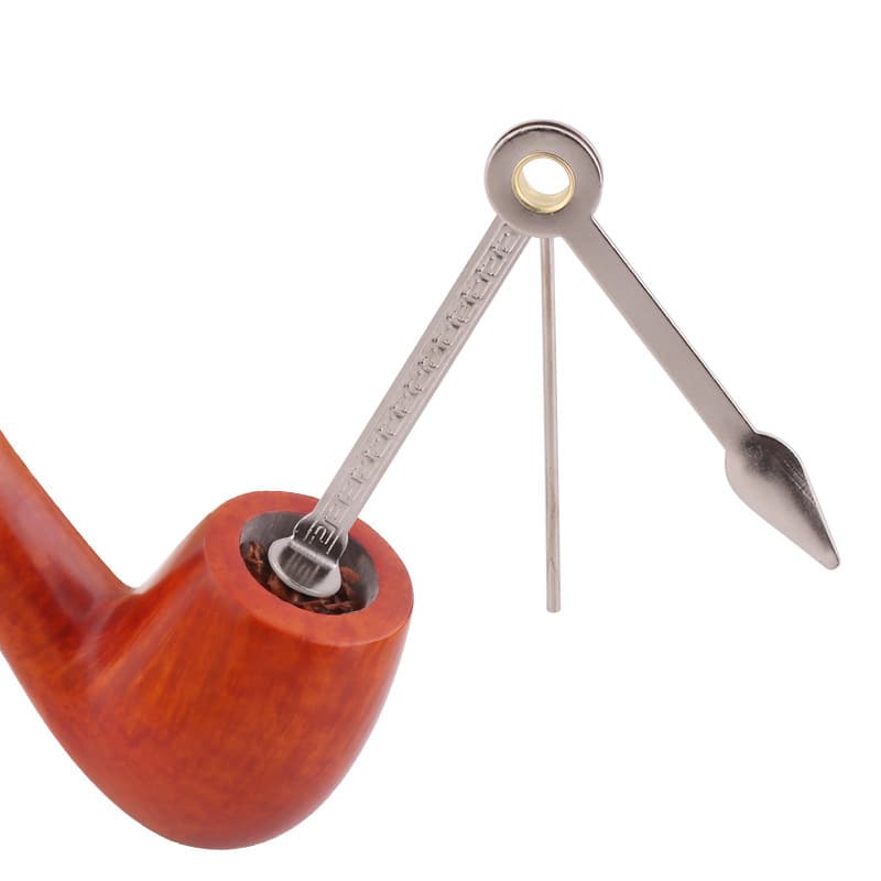 Factory Direct 3-in-1 Pipe Tool Stainless Steel Tamper, Pick, and Cleaner