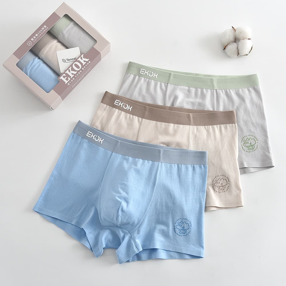 Boys' Underwear, Shorts for Older Kids, Boxer Briefs, Lenzing Modal Boxer Briefs for Teens