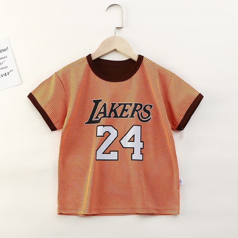 2025 New Boys Short Sleeve Quick-Dry Shirt Casual Jersey Kids T-Shirt Sports Boys Girls Short Sleeve T-Shirt Wholesale