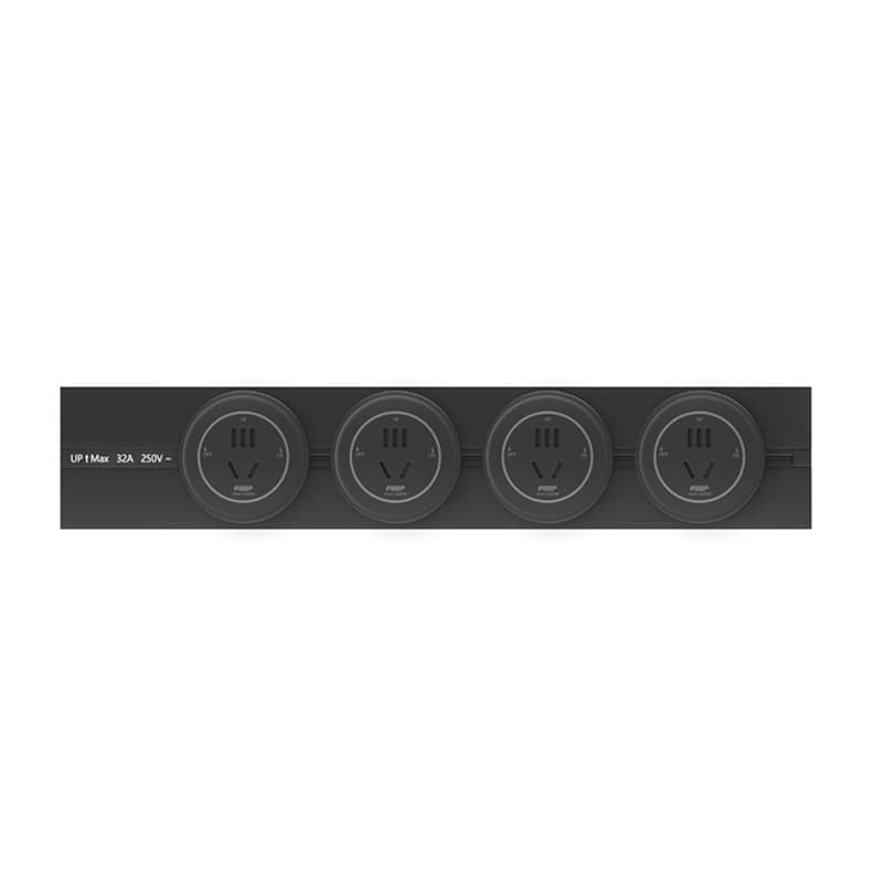 High Power Track Socket National Standard Surface-Mounted Home Kitchen Power Charging Movable Track Socket Converter