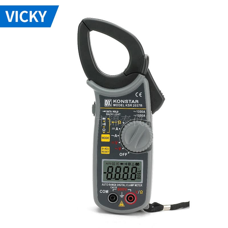 High-Precision Digital Clamp Multimeter 1000A AC/DC Current Voltage Resistance Measurement Portable Multimeter