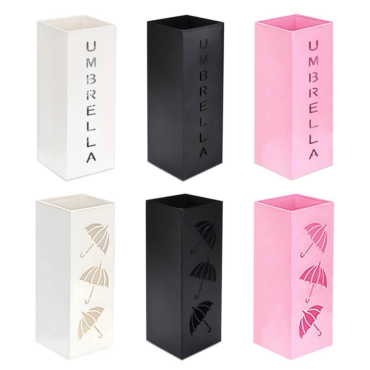 Creative Umbrella Stand for Home/Entryway, Universal Hotel Metal Artware Umbrella Storage Tube