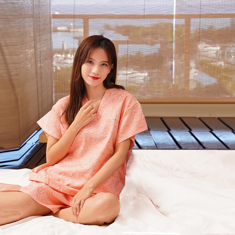 Disposable Bathrobe for Women, Sauna Robe, Moxibustion Pure Cotton, Men's Massage Foot Spa Hotel Bathrobe, Therapy Robe Wholesale