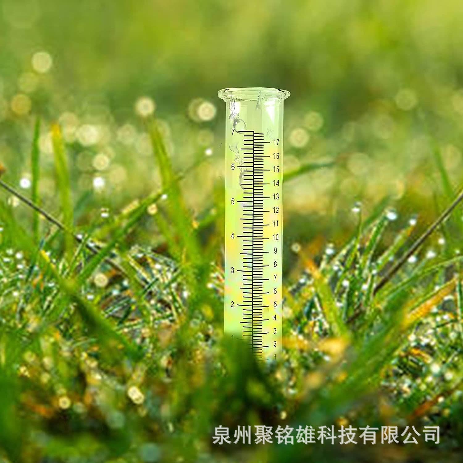In-Stock 7-inch Rain Gauge, Frost-Resistant and Crack-Proof for Garden and Home, Plastic Rain Tube for Extracurricular Activities