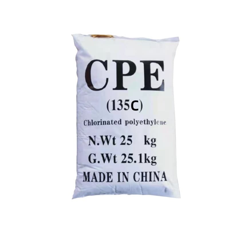 Bestseller Customized Rubber and Plastic Processing Additive CPE135C Chlorinated Polyethylene Substitute Flame Retardant Hangzhou Keli