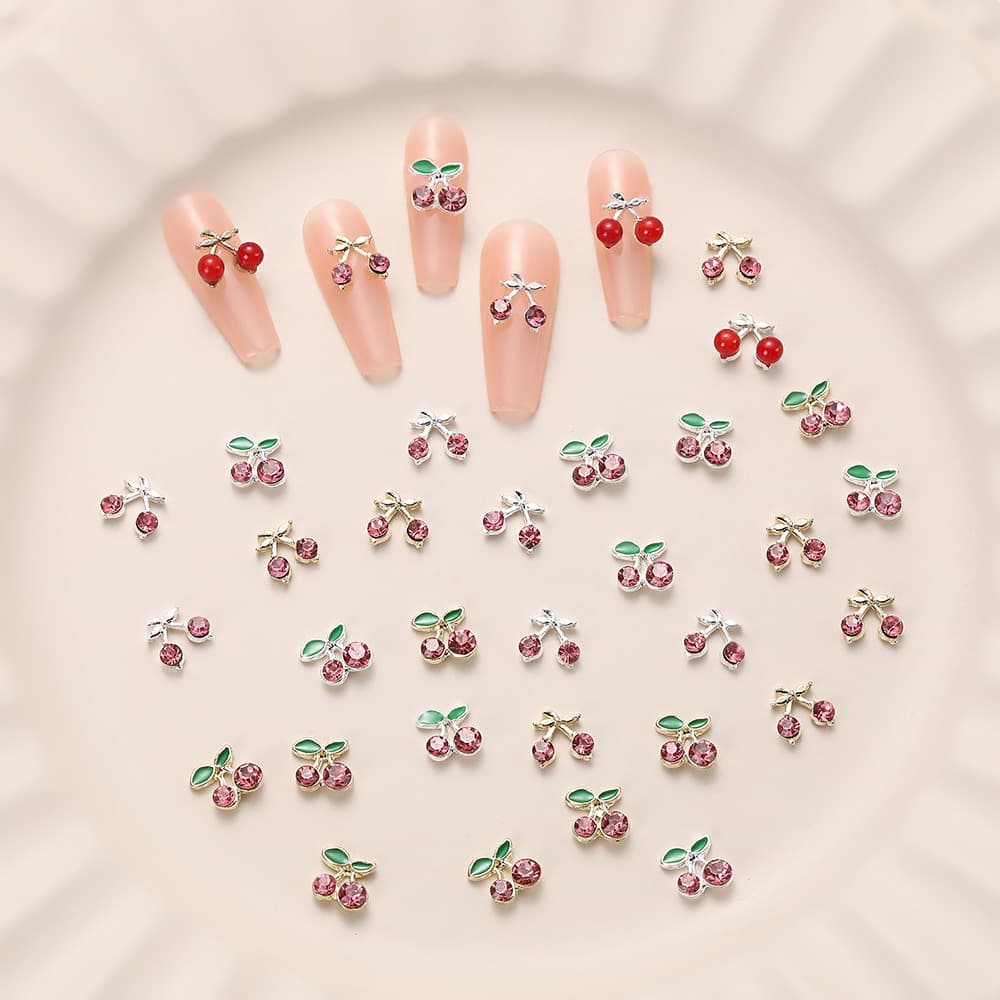 Alloy Nail Art Accessories Multi-Series 3D DIY Wearable Nail Decor Diamond Nail Charms Nail Supplies Wholesale