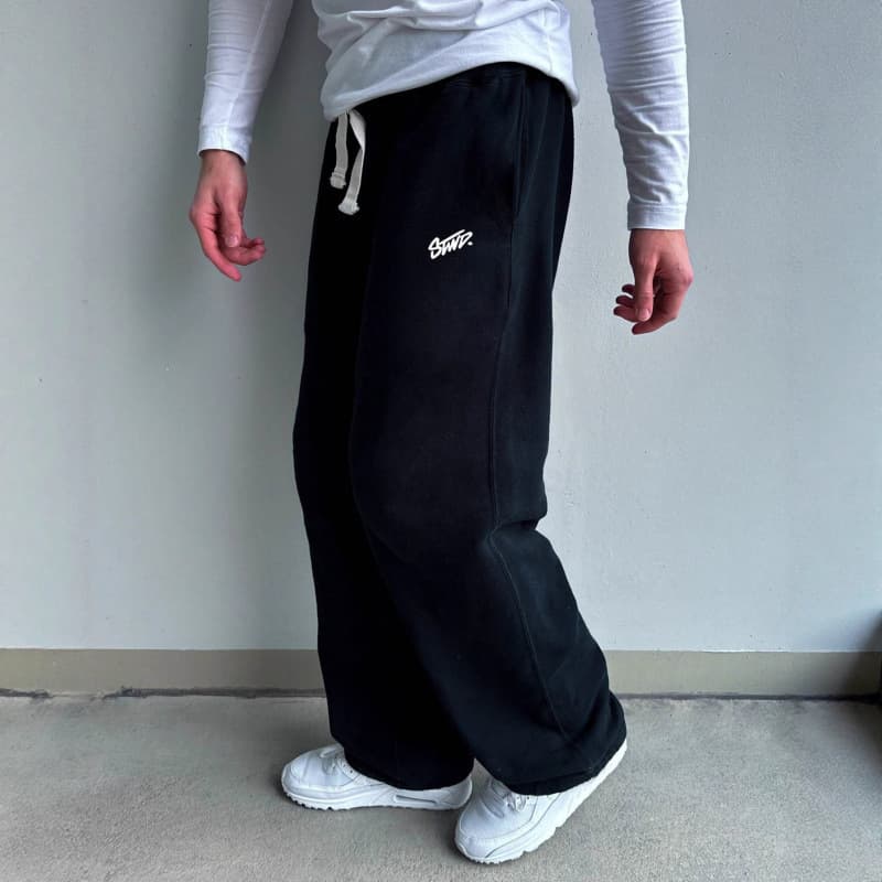 25 Years Foreign Trade Cross-Border Letter Print Sweatpants, Spring/Autumn Unisex Loose Casual Wide-Leg Sweatpants