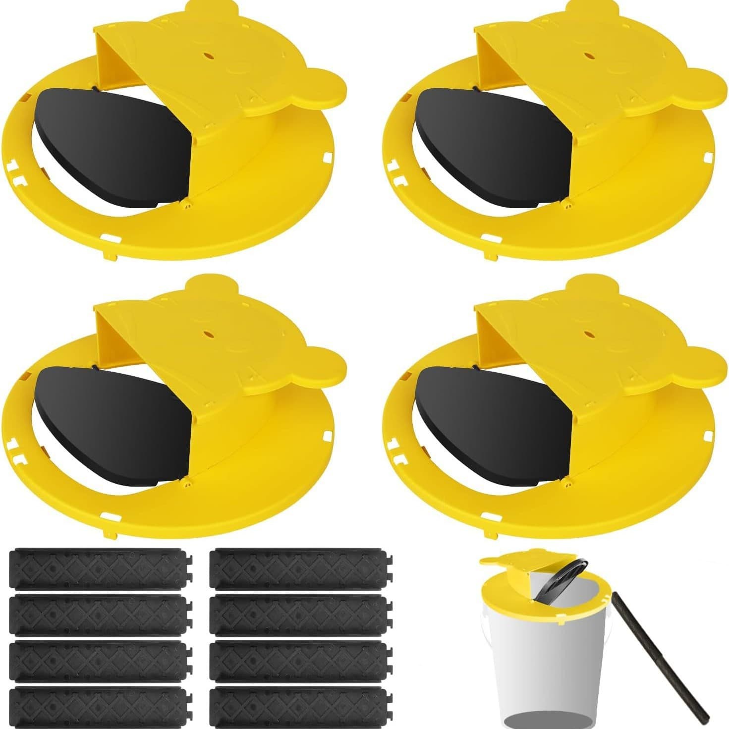 Amazon's most popular flip-top mouse trap, automatic reset mouse trap, indoor and outdoor mouse trap