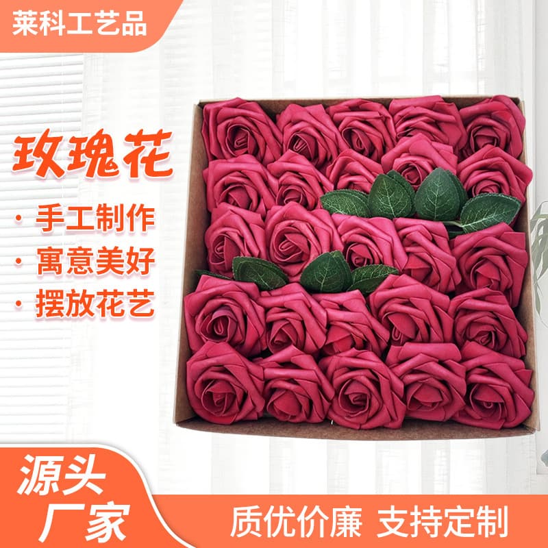 Factory supply artificial roses bouquet for living room decoration floral arrangement