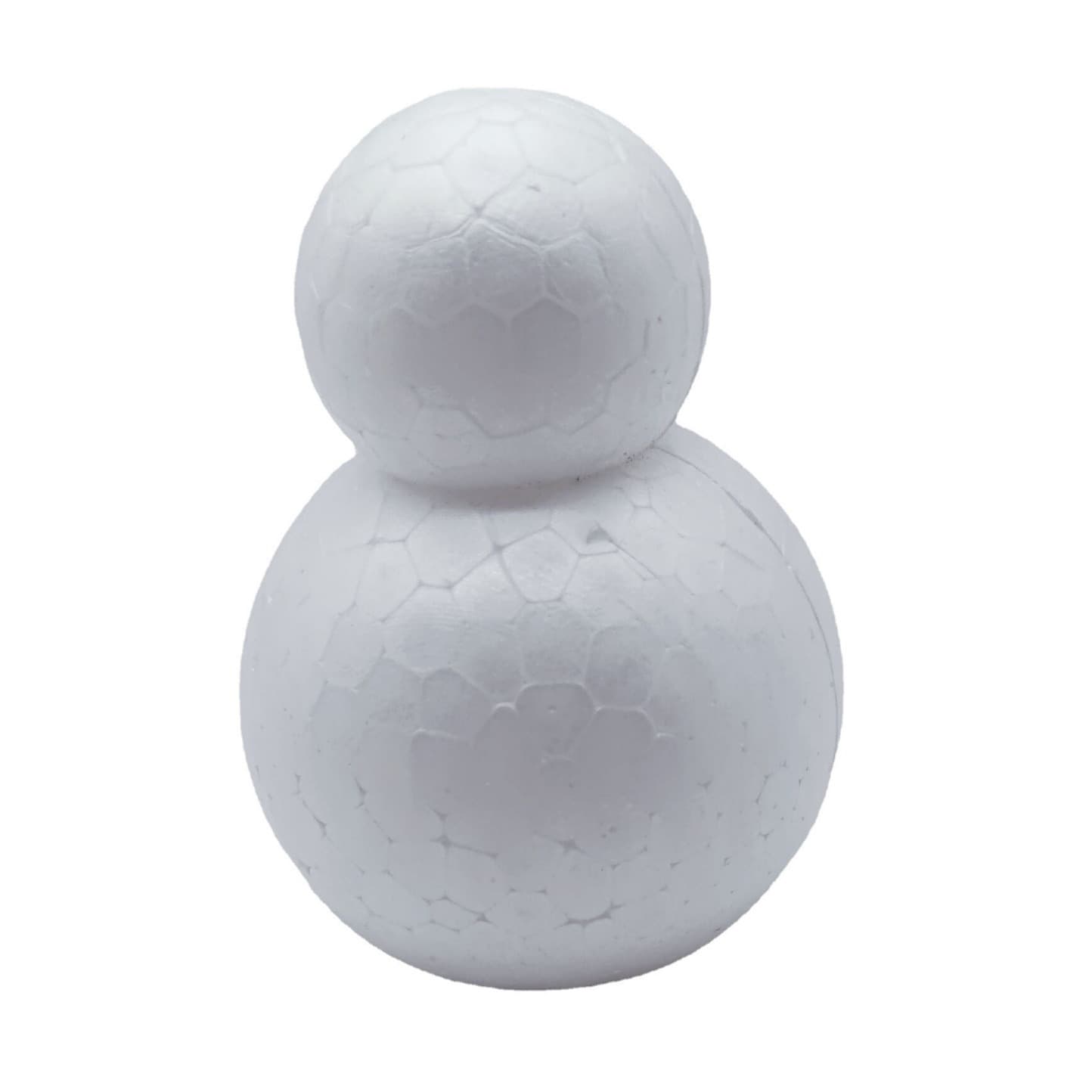 Styrofoam 8CM foam snowman flat bottom snowman Christmas accessories decoration DIY white blank
