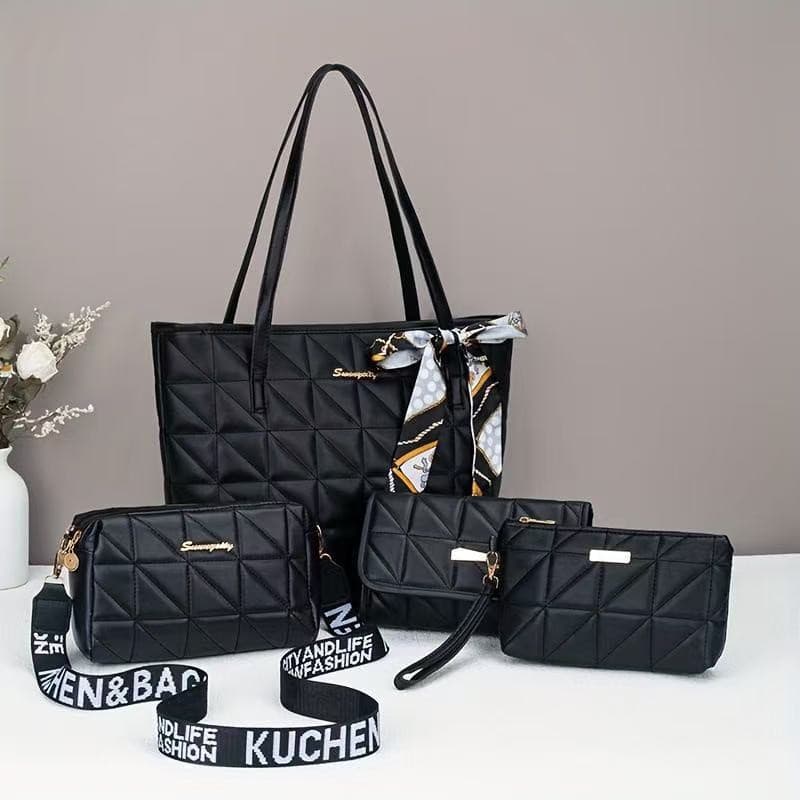 New Women's Tote Bag Set 2026 Versatile Niche Trendy High-Elegance Shoulder Bag Large Capacity Women's Handbag