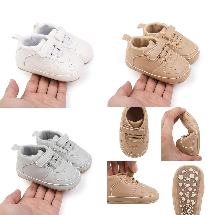Jiamile 0-12 Months Spring/Autumn Baby Boy Walking Shoes, Indoor Rubber Sole Infant Shoes Pre-Walking Shoes