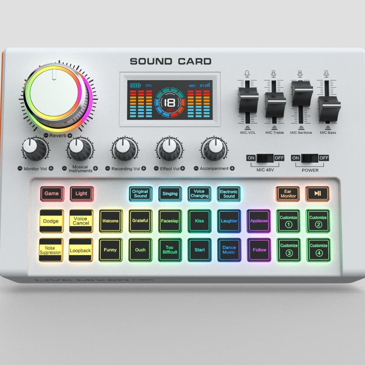 Y300 Cross-Border Live Streaming Sound Card Export Live Streaming Sound Card Set!