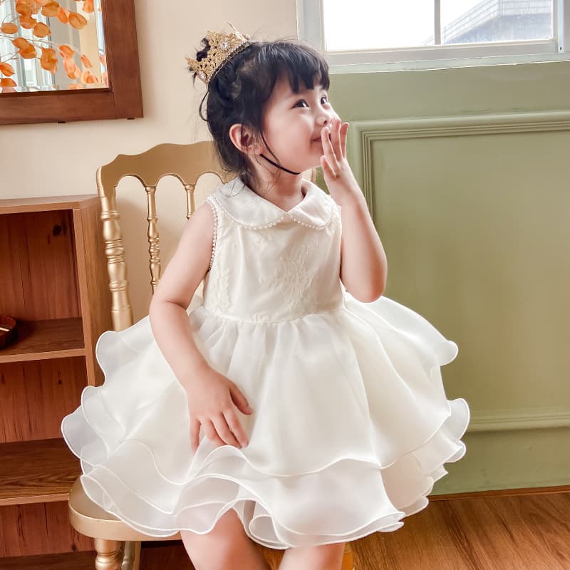 Girl's Birthday Dress, Children's Princess Gown, Flower Girl Dress, Kindergarten Graduation Outfit, Little Girl Catwalk High-End Dress