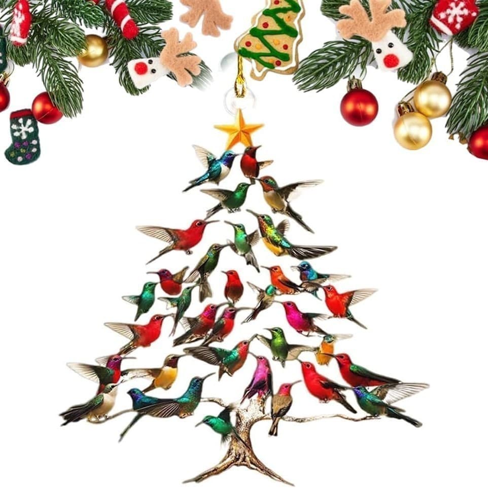 2025 Hummingbird Christmas Ornament