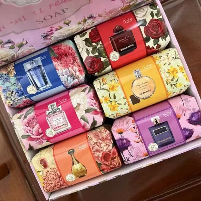 Yuelijia Custom Soap, Face Soap, Perfume Soap, Long-Lasting Fragrance Soap, Lanolin Soap, Bath Soap, Shower Soap, Handmade Soap
