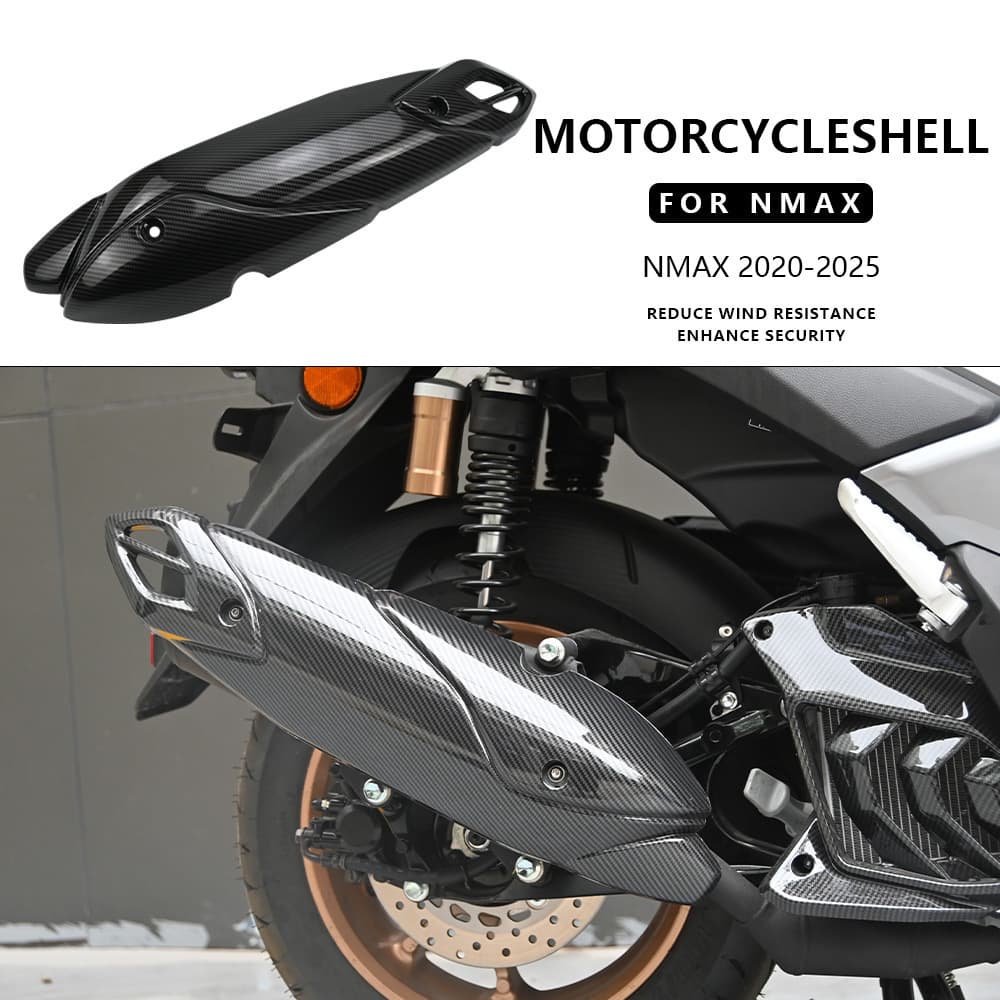 Suitable for Yamaha NMAX 2020-2025 V3 exhaust pipe protective cover thermal insulation anti-scald shield