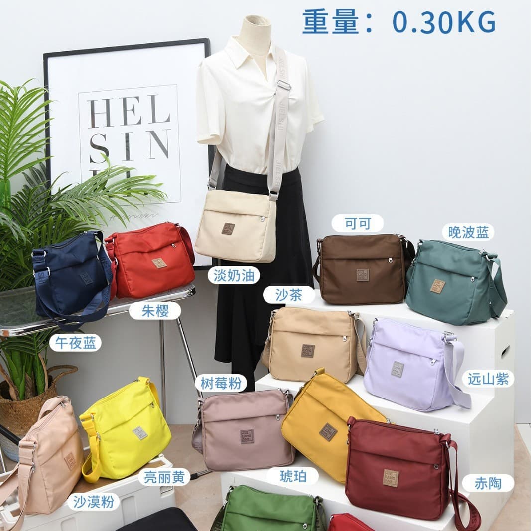2024 Jielangshi New Korean Style Lightweight All-match Shoulder Bag Fashionable Casual All-match Crossbody Bag