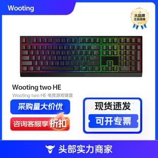 WOOTING Two He 108-Key Magnetic Axis RT Keyboard Valorant CSGO FPS Gaming Top Choice