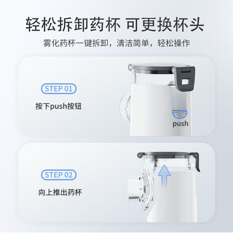 Xinzhangzhang Dual Power Handheld Nebulizer with Adult and Child Masks, Medical-Grade Portable for Home Use