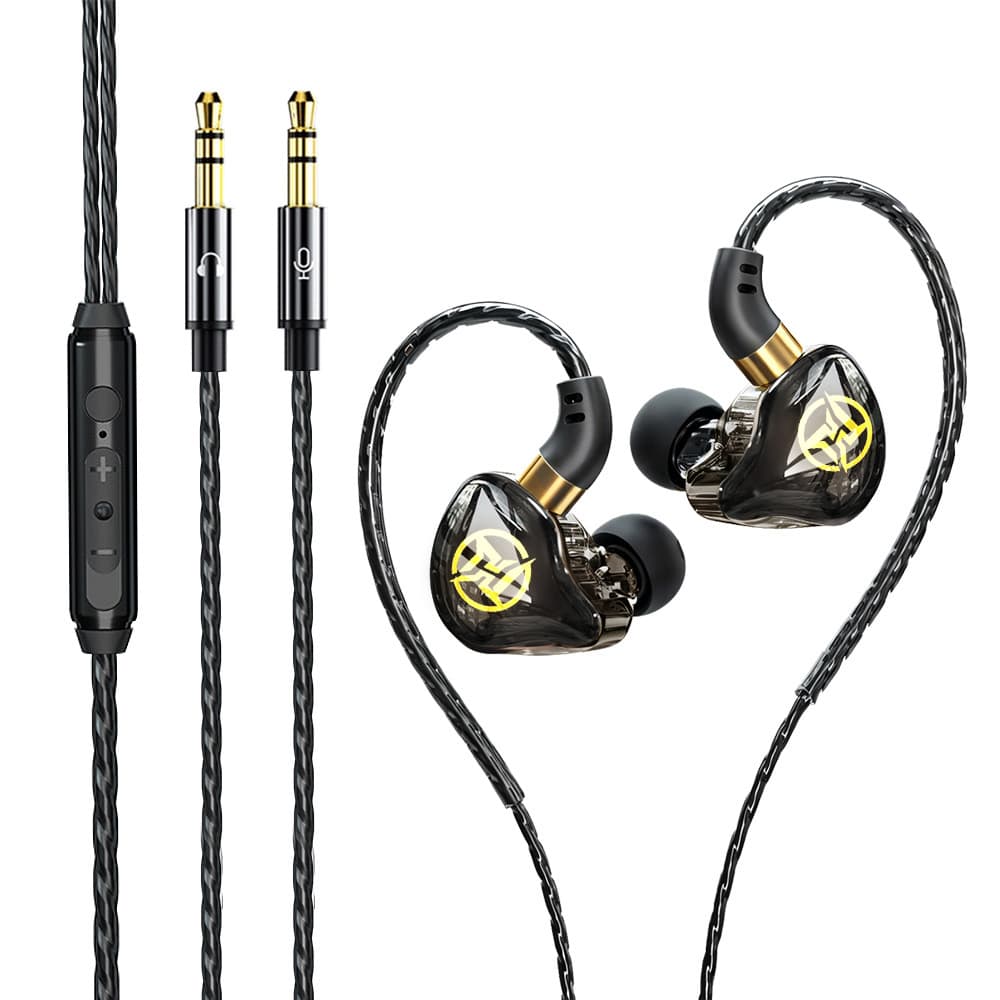 Desktop PC In-Ear Headset with Microphone, 2-in-1 Wired Gaming USB Earphones for Esports, Wholesale