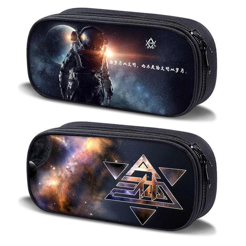 Three-Body Pencil Case Stationery Box Sci-Fi Novel Personalized ETO Simple Stationery for Middle and High School Students