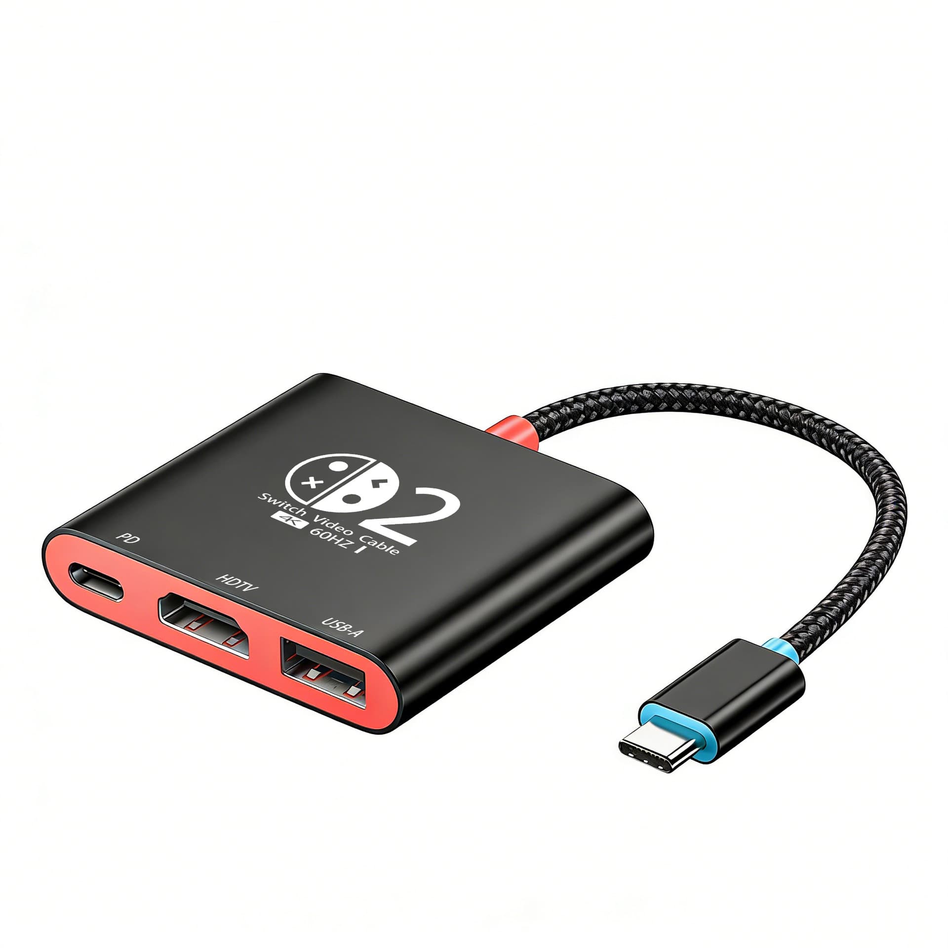 Type-C three-in-one docking station HD 4K60Hz converter suitable for Nintendo Switch docking station