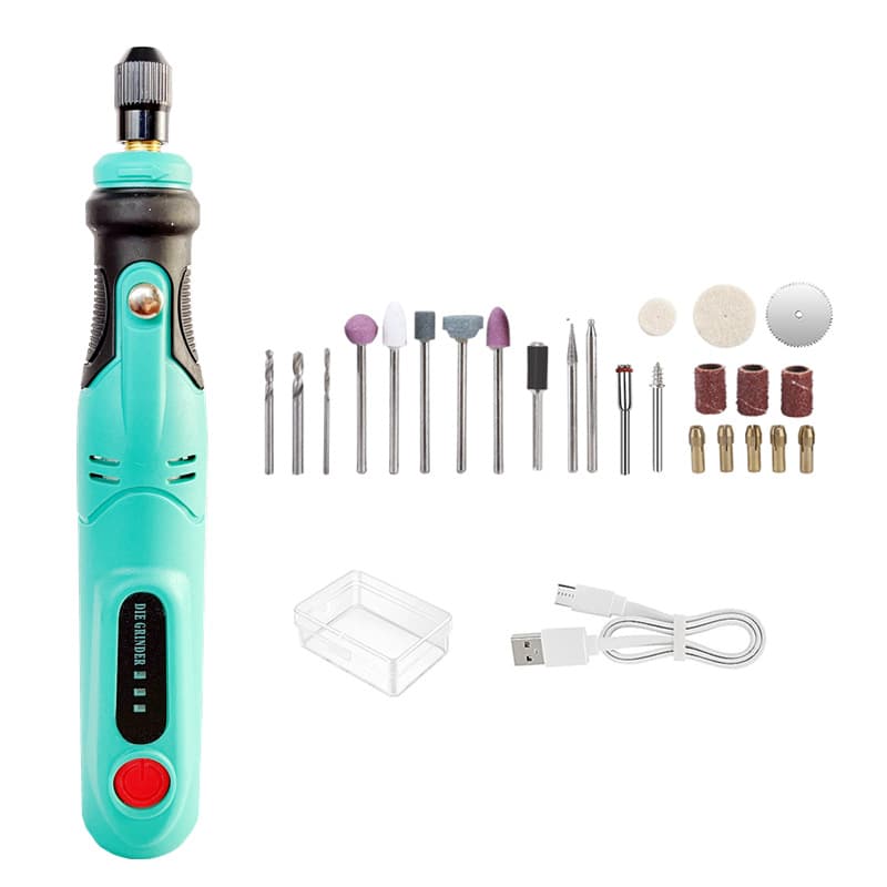 Cross-border 3.6V Mini Rotary Grinder 3-Speed Adjustable Lithium Battery Mini Electric Nail Pen Polishing DIY Tool 308