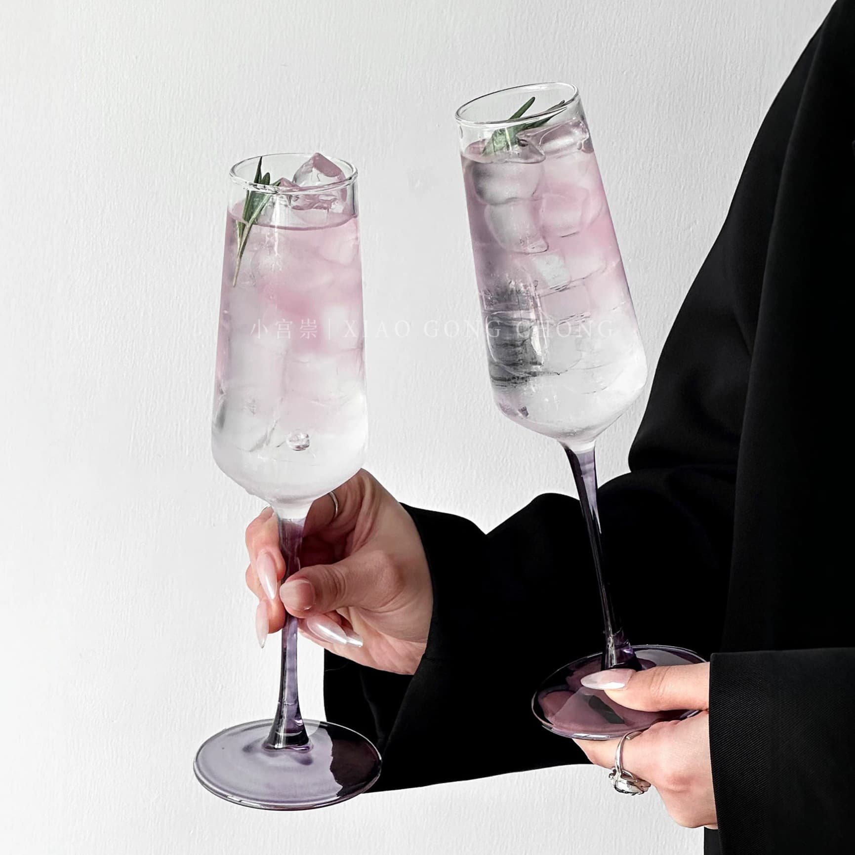 Ins-style High-End Champagne Glass, Sparkling Wine Glass, Stemware, Specialty Cocktail Glass, Wine Glass, Red Wine Glass