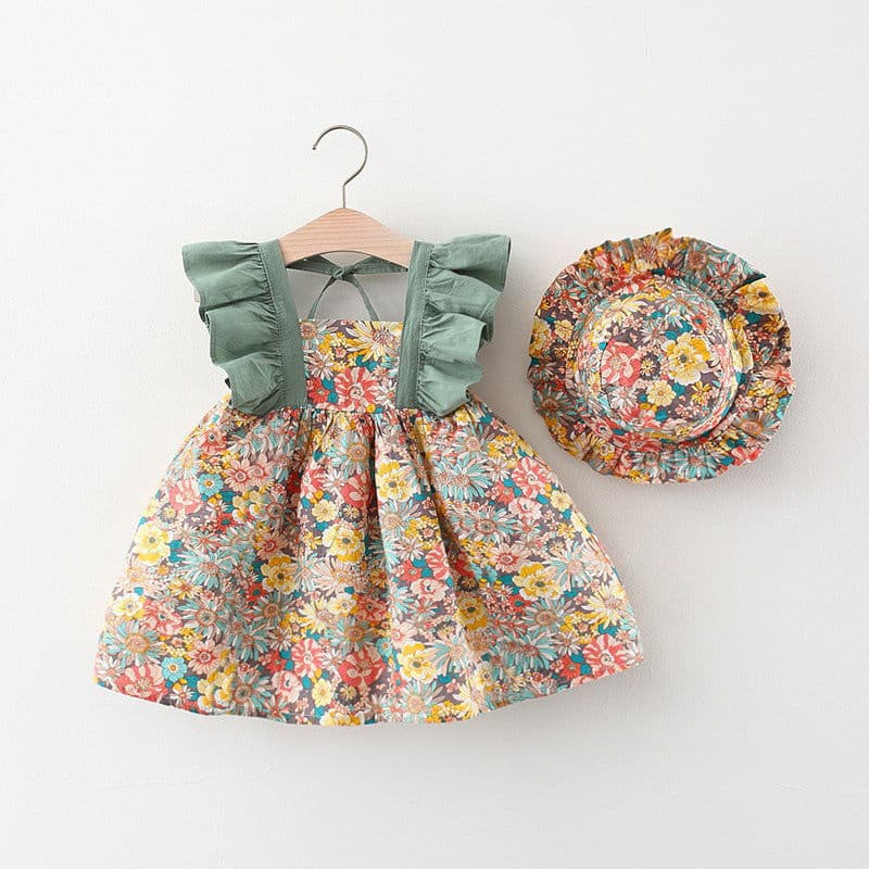 2025 New Baby Girl Summer Dress 0-1-2 Half Year Old Princess Dress Infant Dress Children's Summer Dress 3