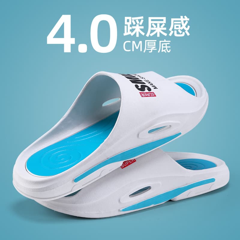 Drop shipping slippers for men, summer outdoor wear, men's indoor anti-slip bath slippers, couple sandals for women