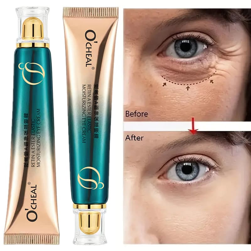 OCHEAL yellow Ester moisturizing moisturizing Firming Eye Cream fade fine lines dark circles cross-border Amazon foreign trade