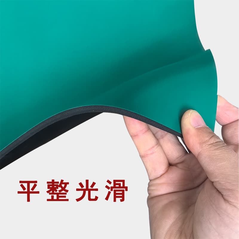 Anti-static workbench mat, non-slip rubber mat, 3mm anti-static rubber sheet, green anti-static table mat