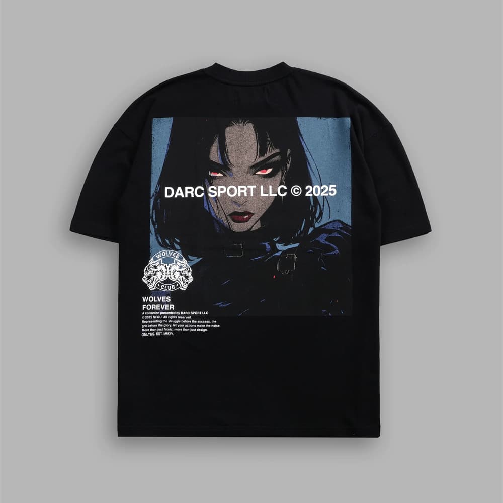 DARCSPORT co-branded Japanese manga Demon Slayer: Kimetsu no Yaiba American street fashion brand loose large size pure cotton men's short-sleeved T-shirt