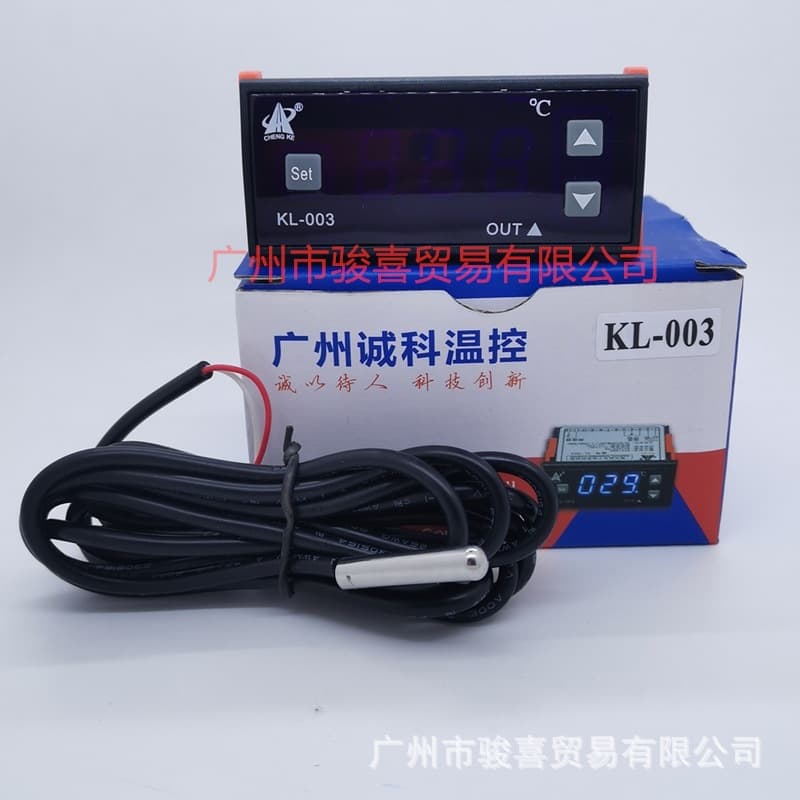 Chengke Electronics Temperature Controller KL-003 with Cooling/Heating Switching Mode, Single Control Output, Range -50~120°C