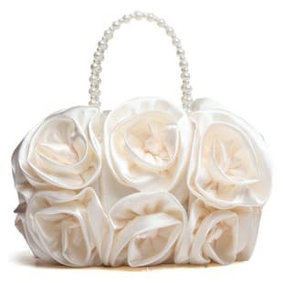 Chaozhou Moonlight Flower Small Wholesale Korean Makeup Bag Craft Satin Evening Bag Bride Bag Bridesmaid Bag 989-2