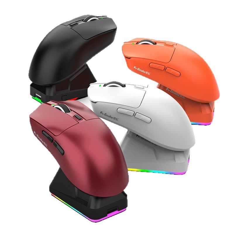 Viper X11 Pro Tri-Mode Mouse Lightweight Wireless Bluetooth 2.4G Gaming Mouse with Charging Dock