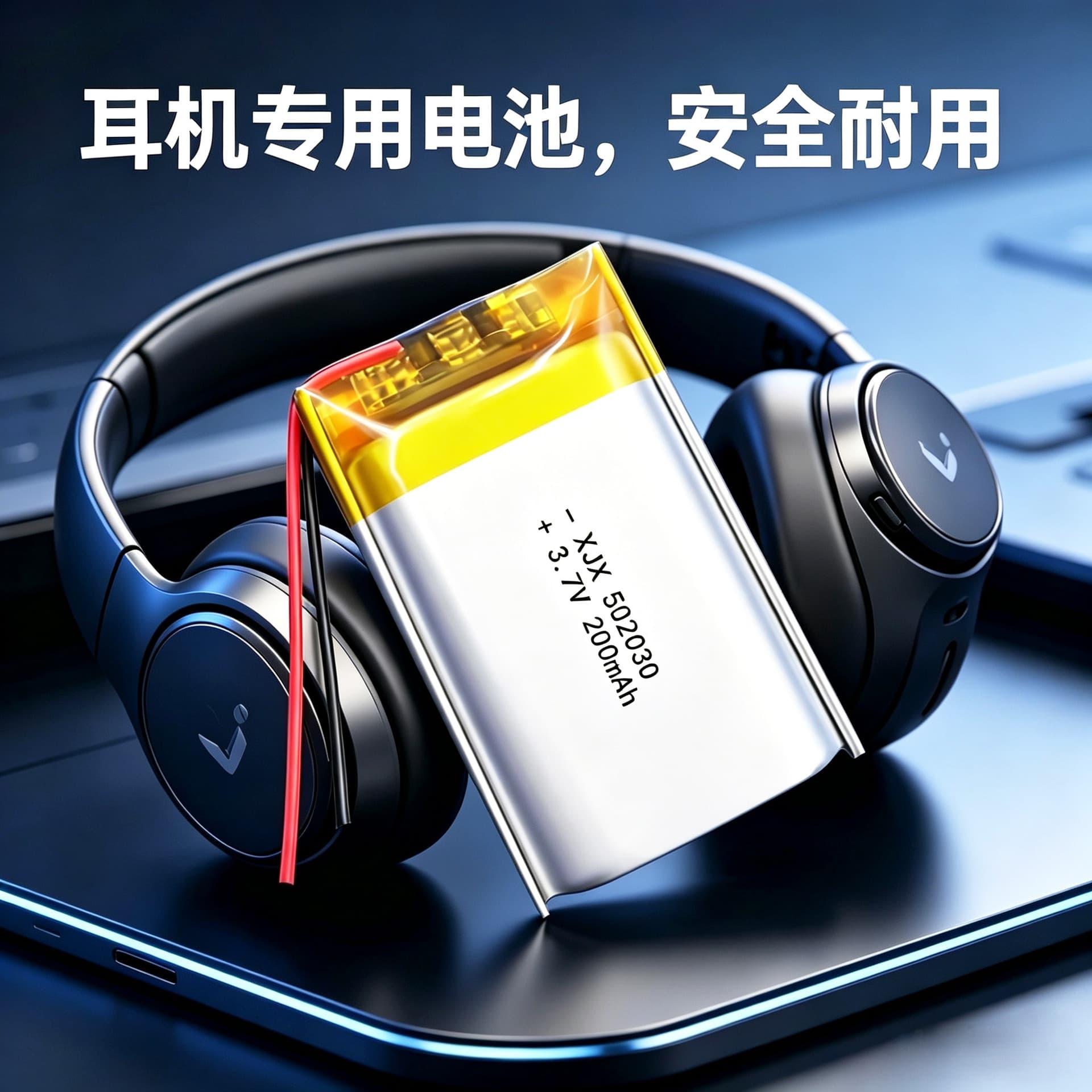Polymer Lithium Battery 502030 3.7V Li-ion 200mAh Soft Pack Battery for Reading Pen