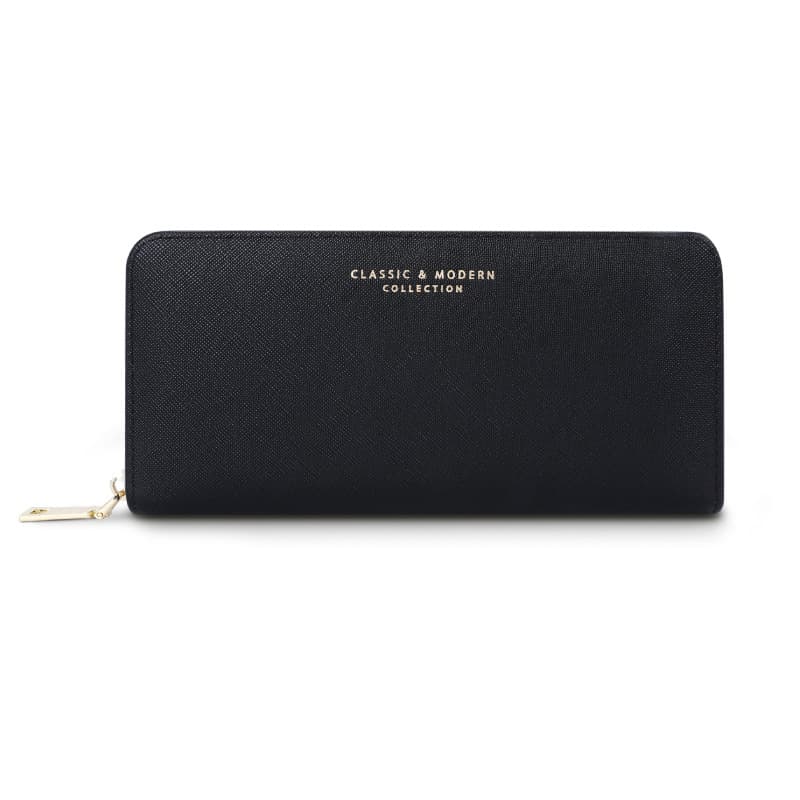 Tailian 2023 New Style Wallet Fashion Women's Long Cross-Grain Zipper Clutch Bag Women's Simple Wallet