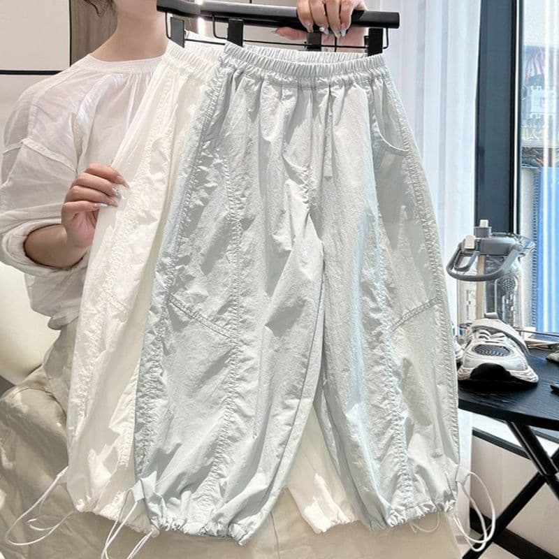 Girls Yamamoto Pants Summer 2025 New Children's Versatile Loose Pants Summer Dress Girls Thin Anti-mosquito Pants Western Style