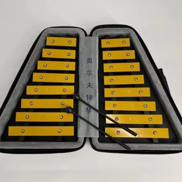 Orff Music Percussion Instrument Student 16-Note 19-Note Glockenspiel School Performance Teaching Glockenspiel