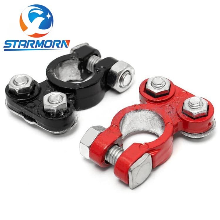 Factory Direct Supply Export Battery Terminal Black Red Painted Clip