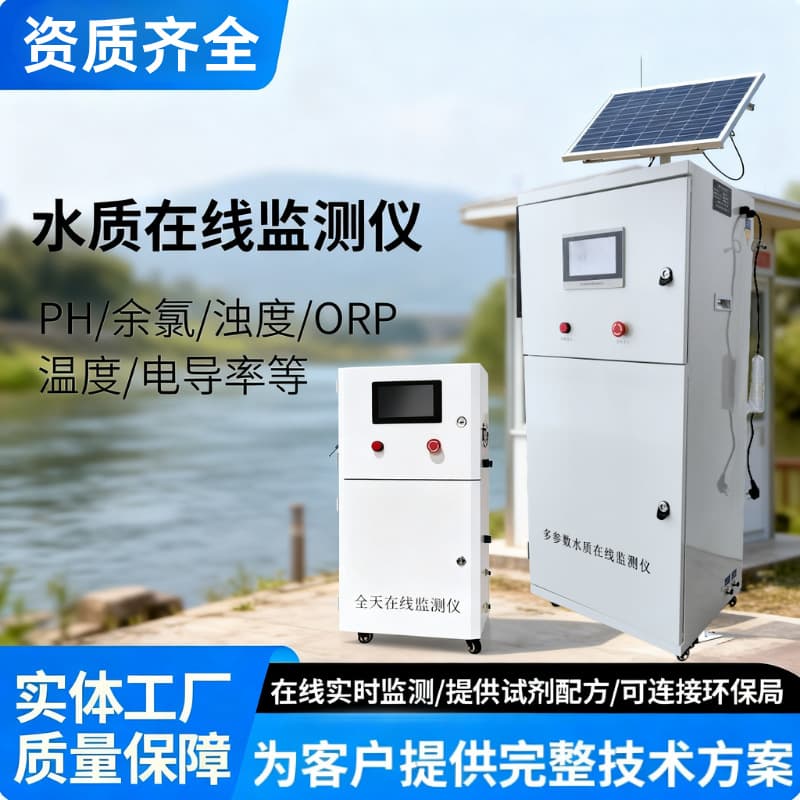 Multi-parameter Water Quality Online Monitoring Equipment for Aquaculture, Swimming Pools, Domestic Sewage, Nitrogen, Phosphorus, pH/ORP, Turbidity, and Residual Chlorine Devices