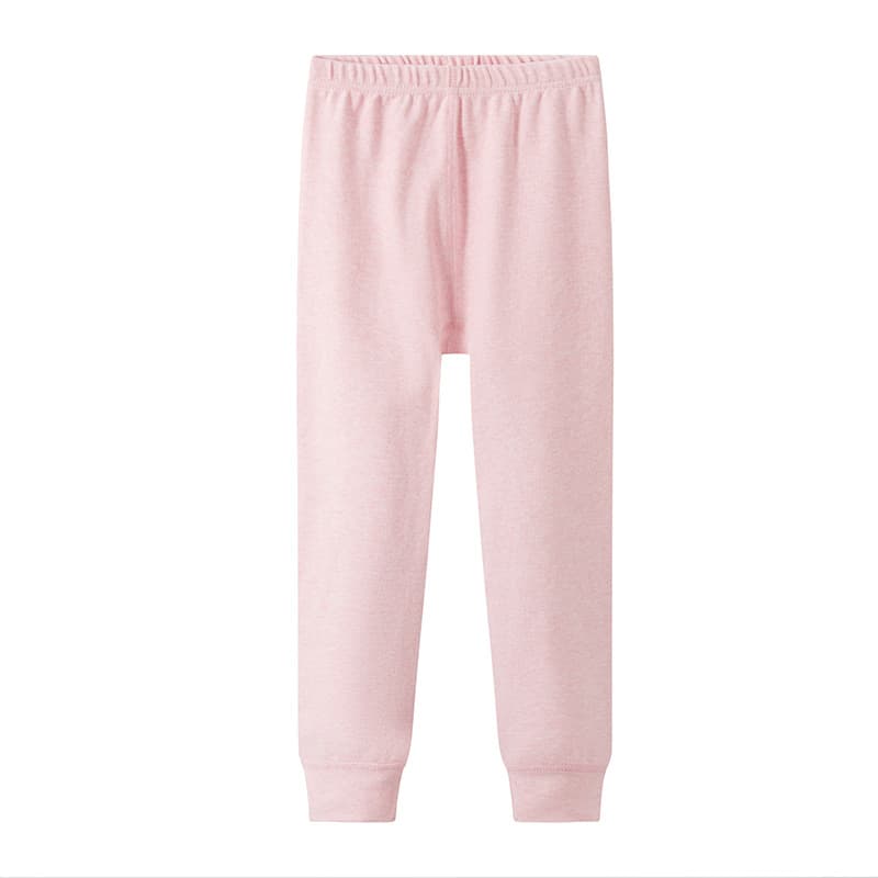 Seamless Kids' Soft Cotton Thermal Pants Boys Girls Sleep Pants Lined Pants Pure Cotton Warm Long Pants Cotton Wool Pants Class A