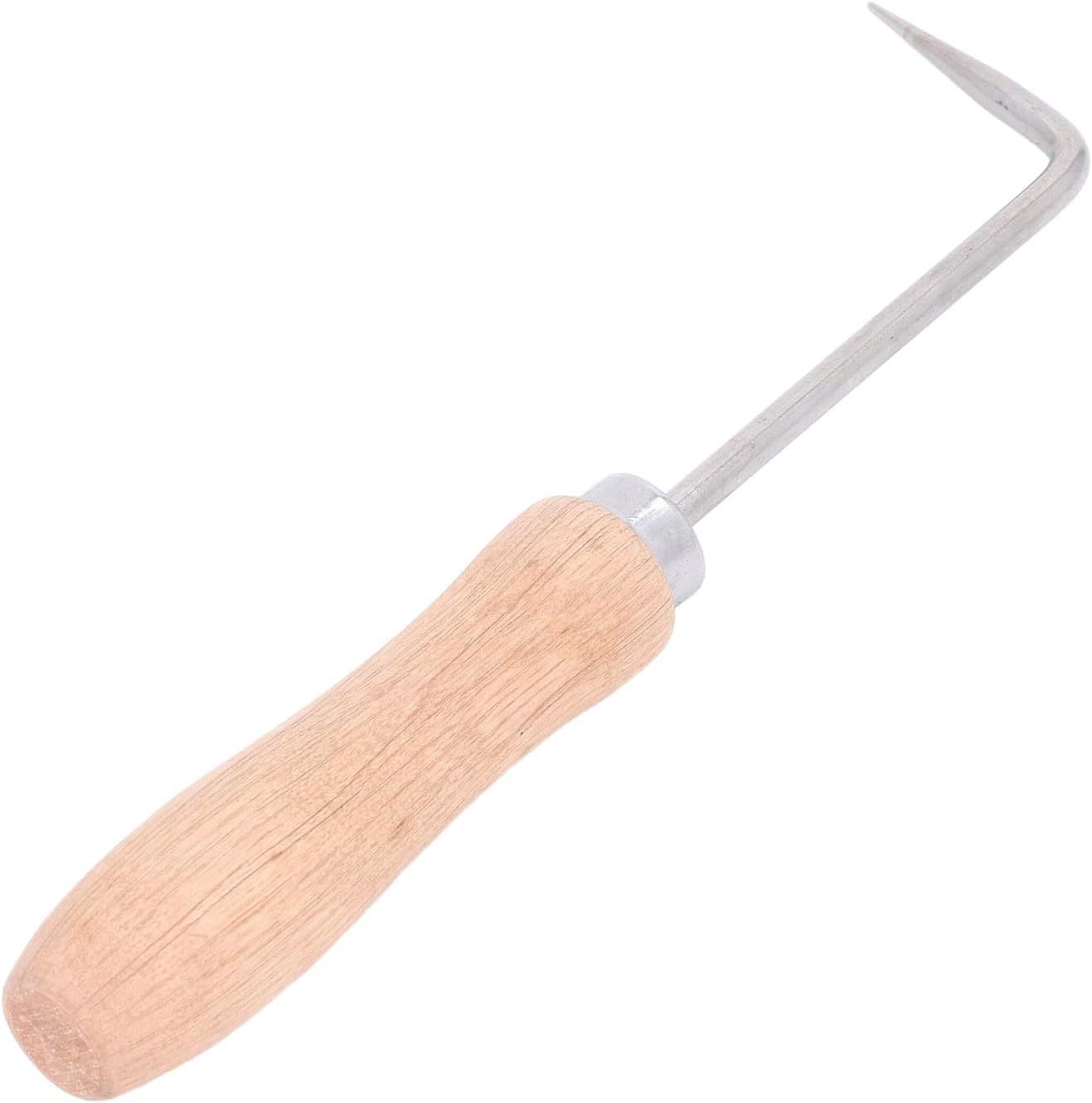 Hot air plastic welding gun accessories, 6mm diameter wooden handle, hot welding accessories for PVC, TPO, and EPDM, weld hooks.